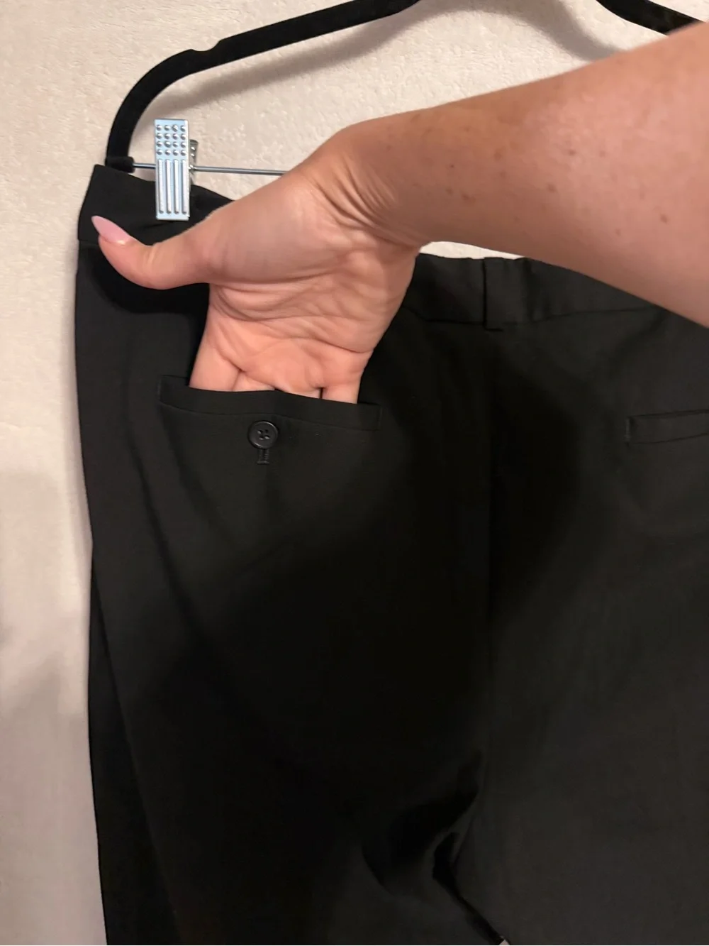Banana Republic Martin Fit Black Dress Pants Women’s Size 14R Stretch Trousers